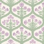 Tapet – Cole and Son – Pearwood – Floral Kingdom – Mulberry, Olive Green on Parchment