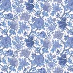 Wallpaper – Cole and Son – Pearwood – Midsummer Bloom – Hyacinth Blues on Chalk