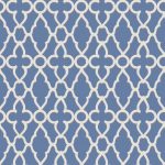 Wallpaper – Cole and Son – Pearwood – Treillage – White on Hyacinth