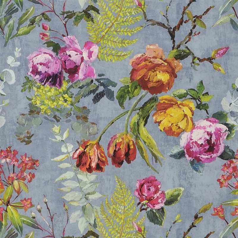 Tapet - Designers Guild - Caprifoglio - Tulipani - Straight match - 68.5 cm x 10 m