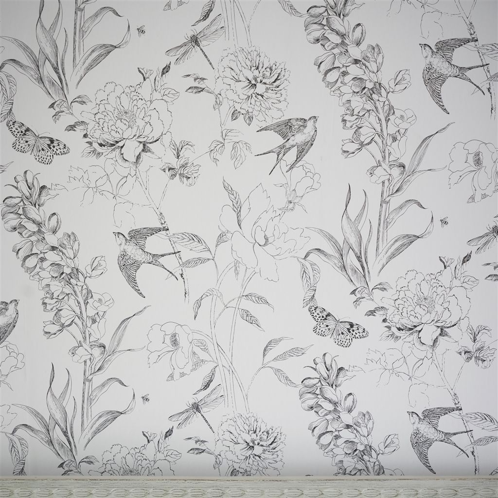 Wallpaper - Designers Guild - Jardin des Plantes - Sibylla - Half drop - 53 cm x 10 m
