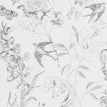 Wallpaper – Designers Guild – Jardin des Plantes – Sibylla Garden – Black And White