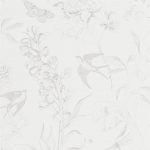 Tapet – Designers Guild – Jardin des Plantes – Sibylla – silver