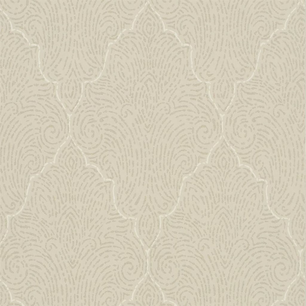 Tapet - Designers Guild - Marquisette - Basilica-Linen - Straight match - 52 cm x 10 m