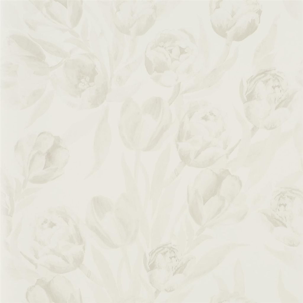 Tapet - Designers Guild - Marquisette - Fontainebleau-Pearl - Straight match - 68.5 cm x 10 m