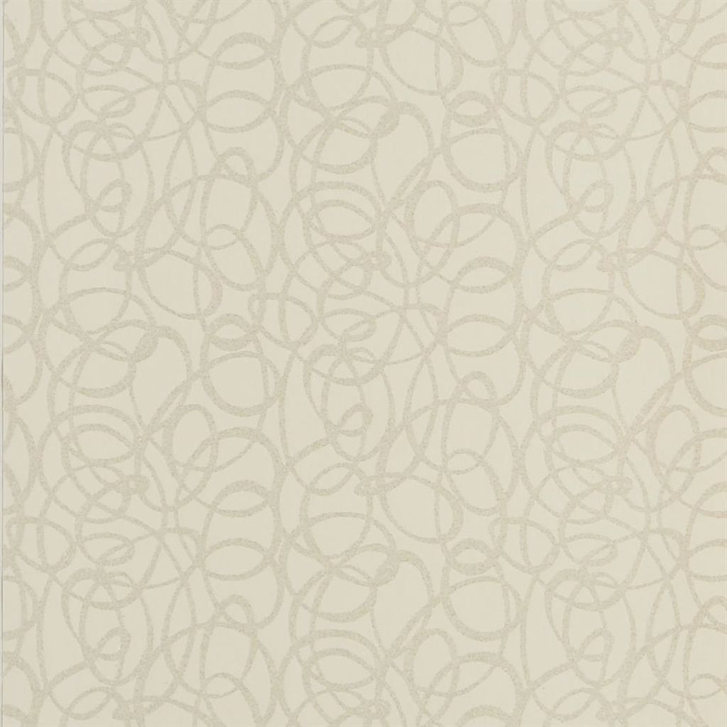 Tapet - Designers Guild - Marquisette - Girandole-Linen - Half drop - 52 cm x 10 m