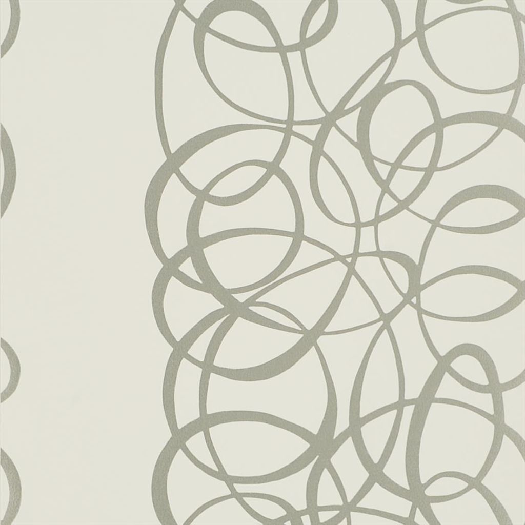 Tapet - Designers Guild - Marquisette - Marquisette-Pearl - Half drop - 52 cm x 10 m