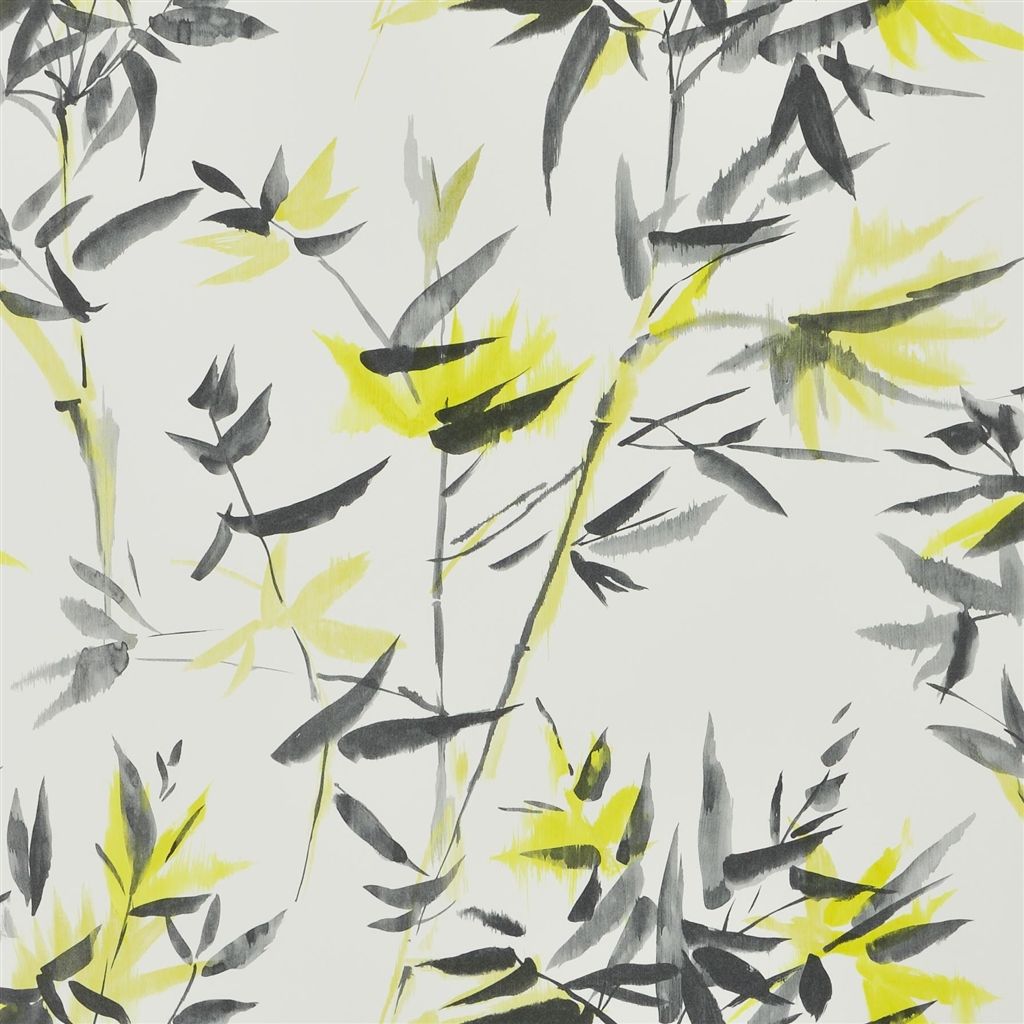 Wallpaper - Designers Guild - Shanghai Garden - Bamboo-Acacia - Half drop - 68.5 cm x 10 m