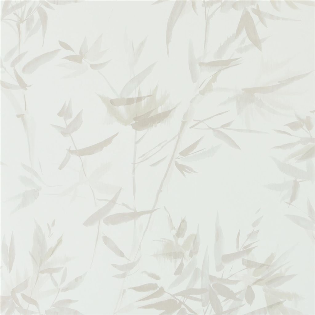Wallpaper - Designers Guild - Shanghai Garden - Bamboo-Alabaster - Half drop - 68.5 cm x 10 m