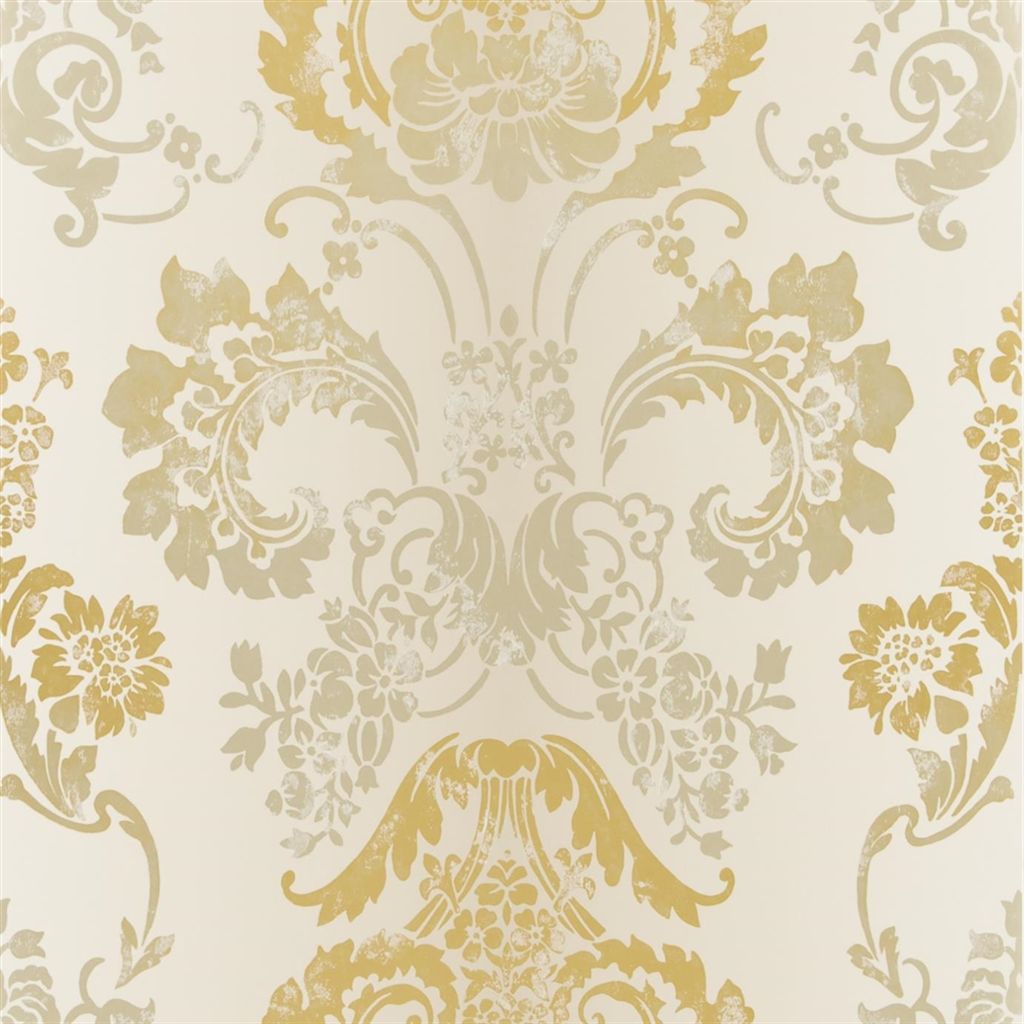 Tapet - Designers Guild - The Edit Patterned - Kashgar I-Gold - Straight match - 52 cm x 10 m