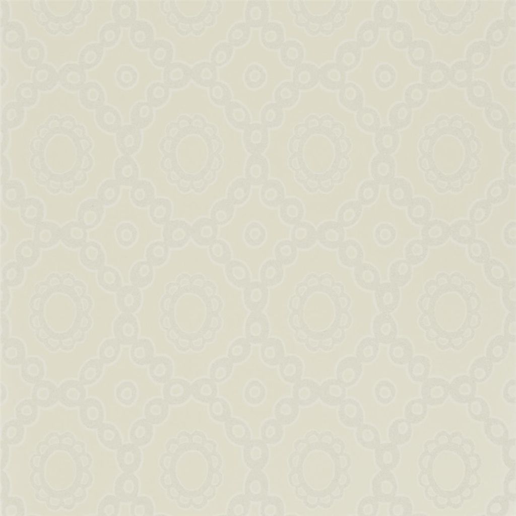 Tapet - Designers Guild - The Edit Patterned - Melusine-Ivory - Straight match - 52 cm x 10 m