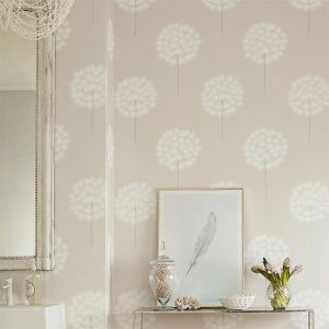 Wallpaper - Harlequin - Paloma Wallpapers -  Amity Rosegold/Pearl