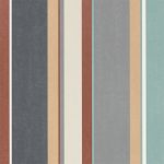 Wallpaper - Harlequin -  Standing Ovation Wallpaper -  Bella Stripe Sepia / Copper / Duckegg