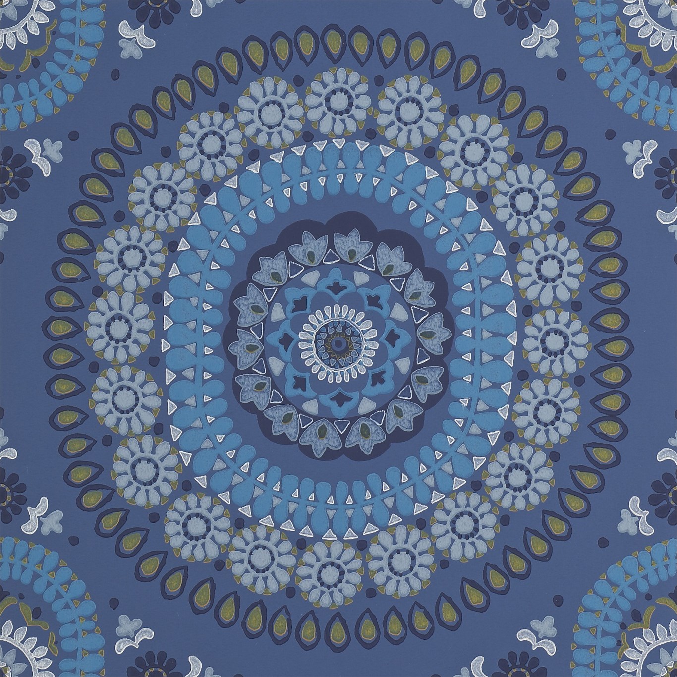 Tapet - Harlequin -  Jardin Bohème Wallpaper -  Boheme Indigo