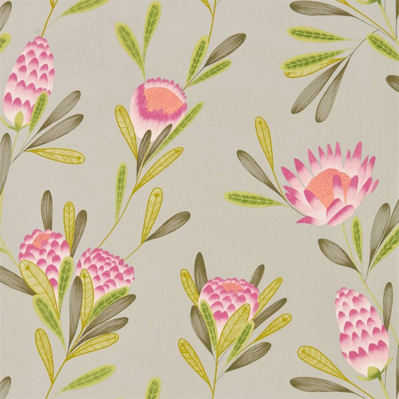 Tapet - Harlequin - Zapara Wallpapers -  Cayo Cerise/Zest