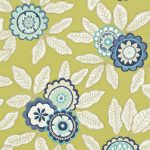 Tapet - Harlequin -  Jardin Bohème Wallpaper -  Eden Indigo/Lime