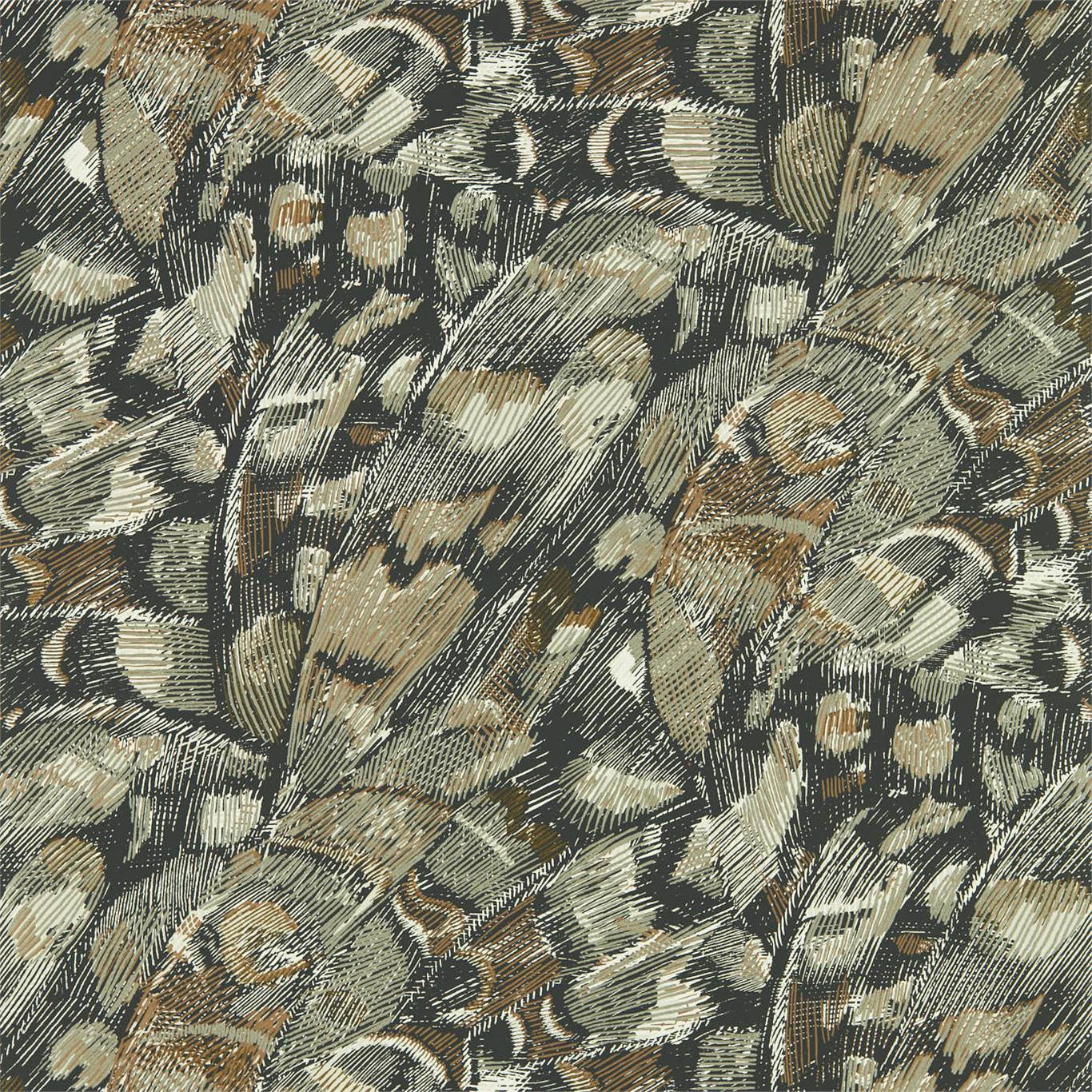 Tapet - Harlequin - Momentum 6 Wallpaper -  Lamina Onyx/Bronze