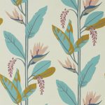 Tapet – Harlequin – Mirador Wallpaper – Llenya – Blush/Harbour/Gold