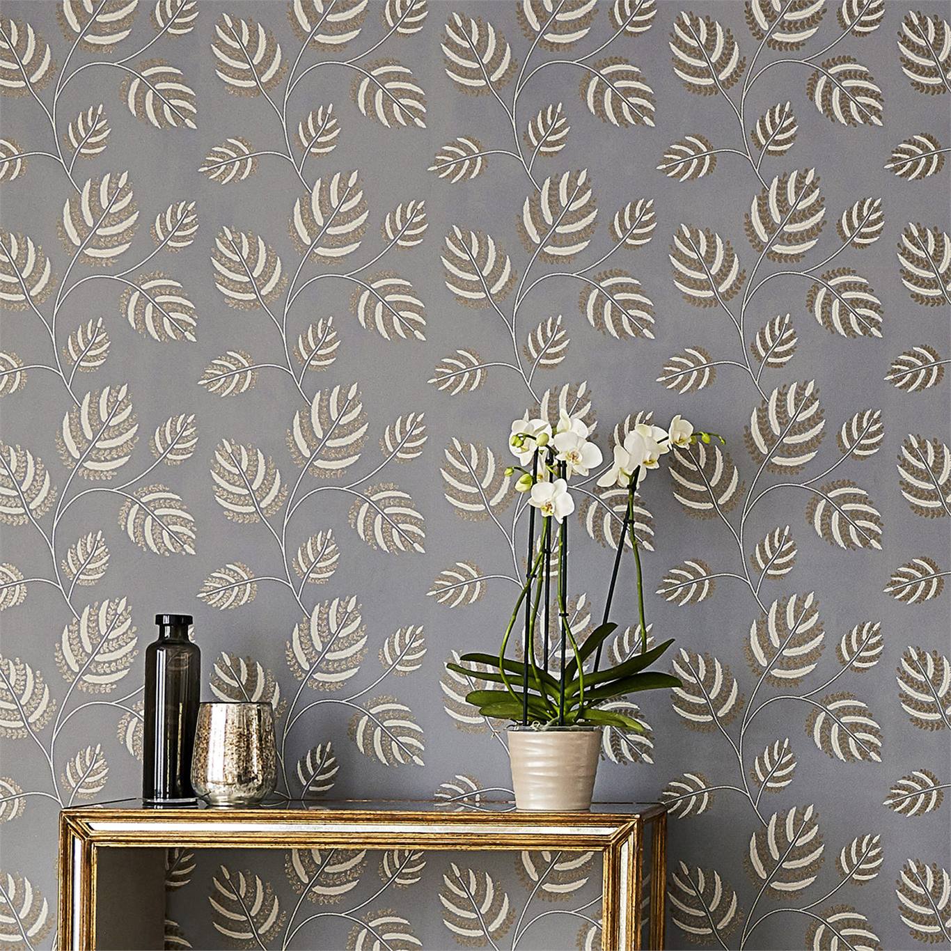 Tapet - Harlequin - Paloma Wallpapers -  Marbelle Linen/Silver