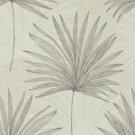 Wallpaper – Harlequin – Mirador Wallpaper – Mitende – Pewter/Chalk
