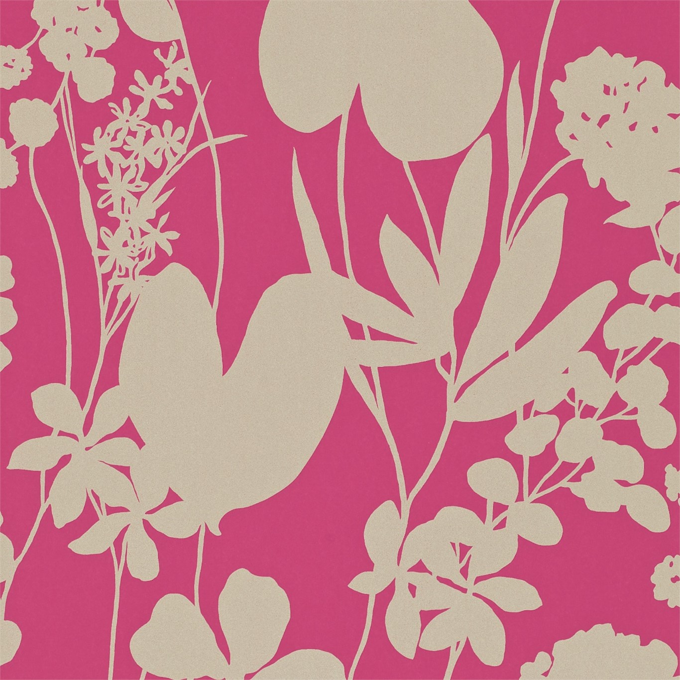 Wallpaper - Harlequin -  Amazilia Wallpaper -  Nalina Flamingo