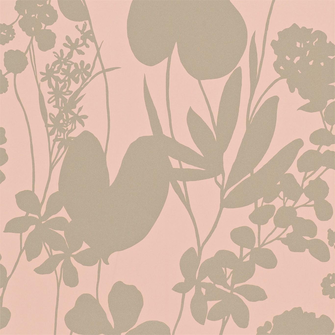 Wallpaper - Harlequin -  Amazilia Wallpaper -  Nalina Peach