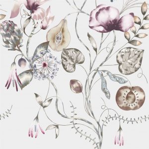 Tapet - Harlequin -  Standing Ovation Wallpaper -  Quintessence Ochre / Olive / Heather