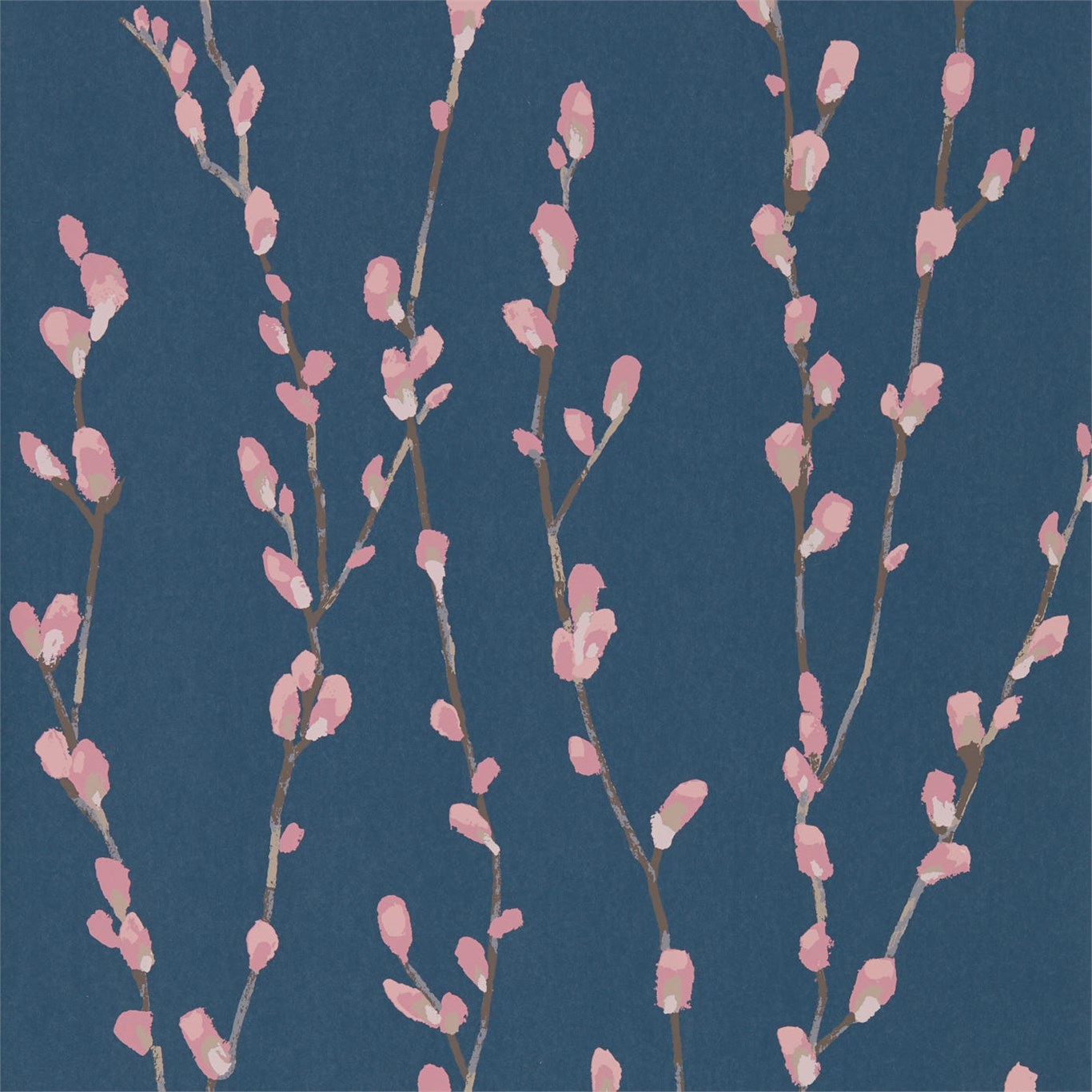 Wallpaper - Harlequin -  Standing Ovation Wallpaper -  Salice Rose/Navy