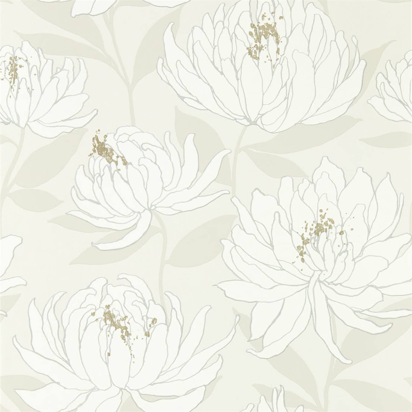 Tapet - Harlequin -  Salinas Wallpaper -  Sebal Glacier/Silver