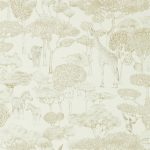 Wallpaper – Harlequin – Mirador Wallpaper – Shamwari – Chalk/Gold
