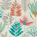 Wallpaper – Harlequin – Zapara Wallpapers – Yasuni – Paprika/Kiwi