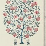Tapet - Sanderson -Caspian Anaar Tree Annato/Blueberry