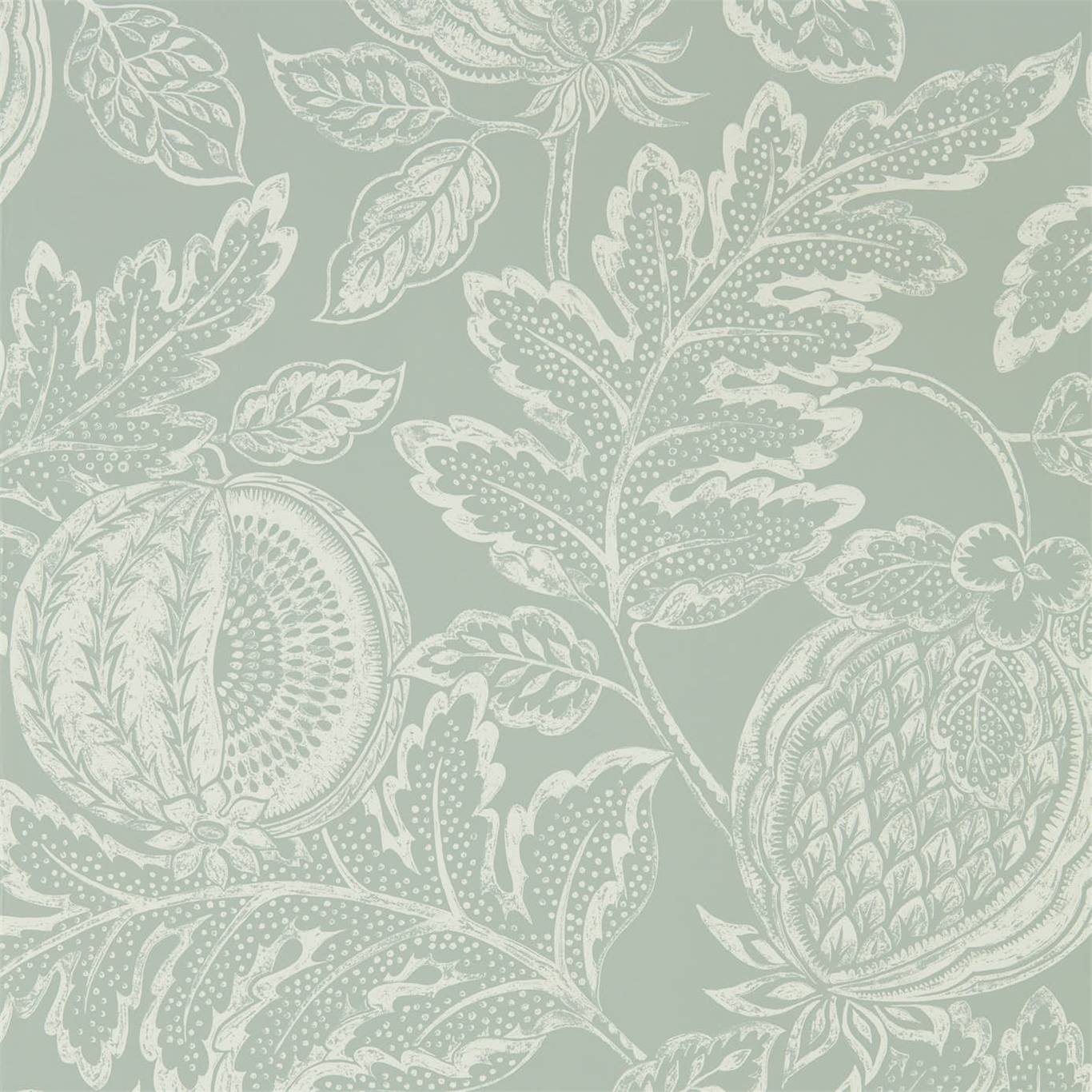 Tapet - Sanderson -Caspian Cantaloupe English Grey