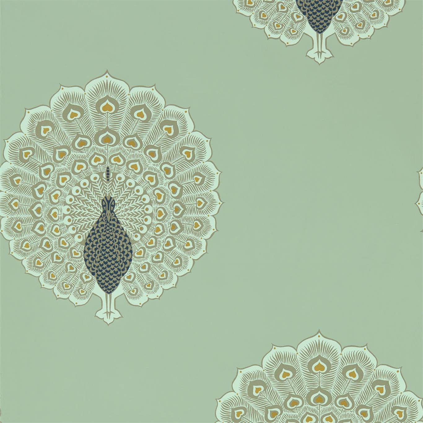 Wallpaper - Sanderson -Caspian Kalapi Sea glass