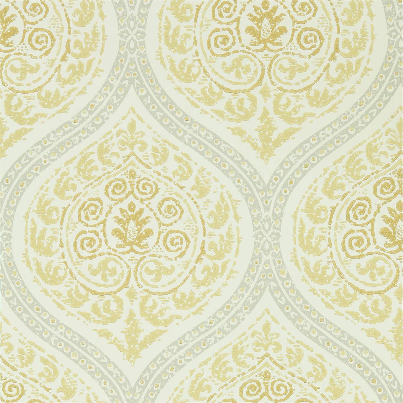 Wallpaper - Sanderson -Caspian Madurai Lemon