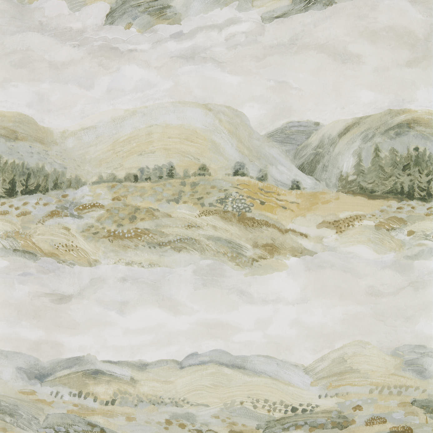 Wallpaper - Sanderson Elysian Elysian (Wallpaper) Sage Grey