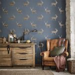 Tapet-Sanderson-Elysian-Evesham-Deer-Wallpaper-Birch-1