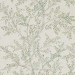Wallpaper – Sanderson – Elysian – Farthing Wood – Sage Grey