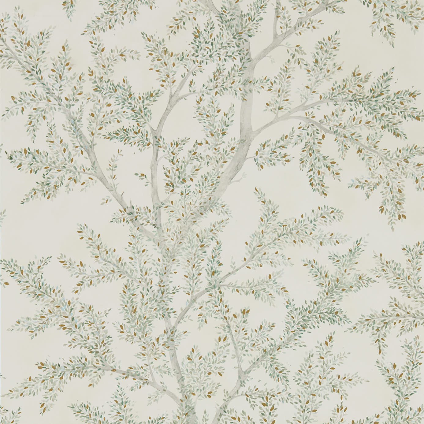 Wallpaper - Sanderson Elysian Farthing Wood Sage Grey