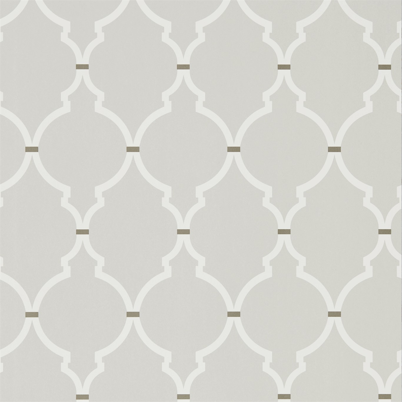 Tapet - Sanderson Art of the Garden Empire Trellis Silver/Calico