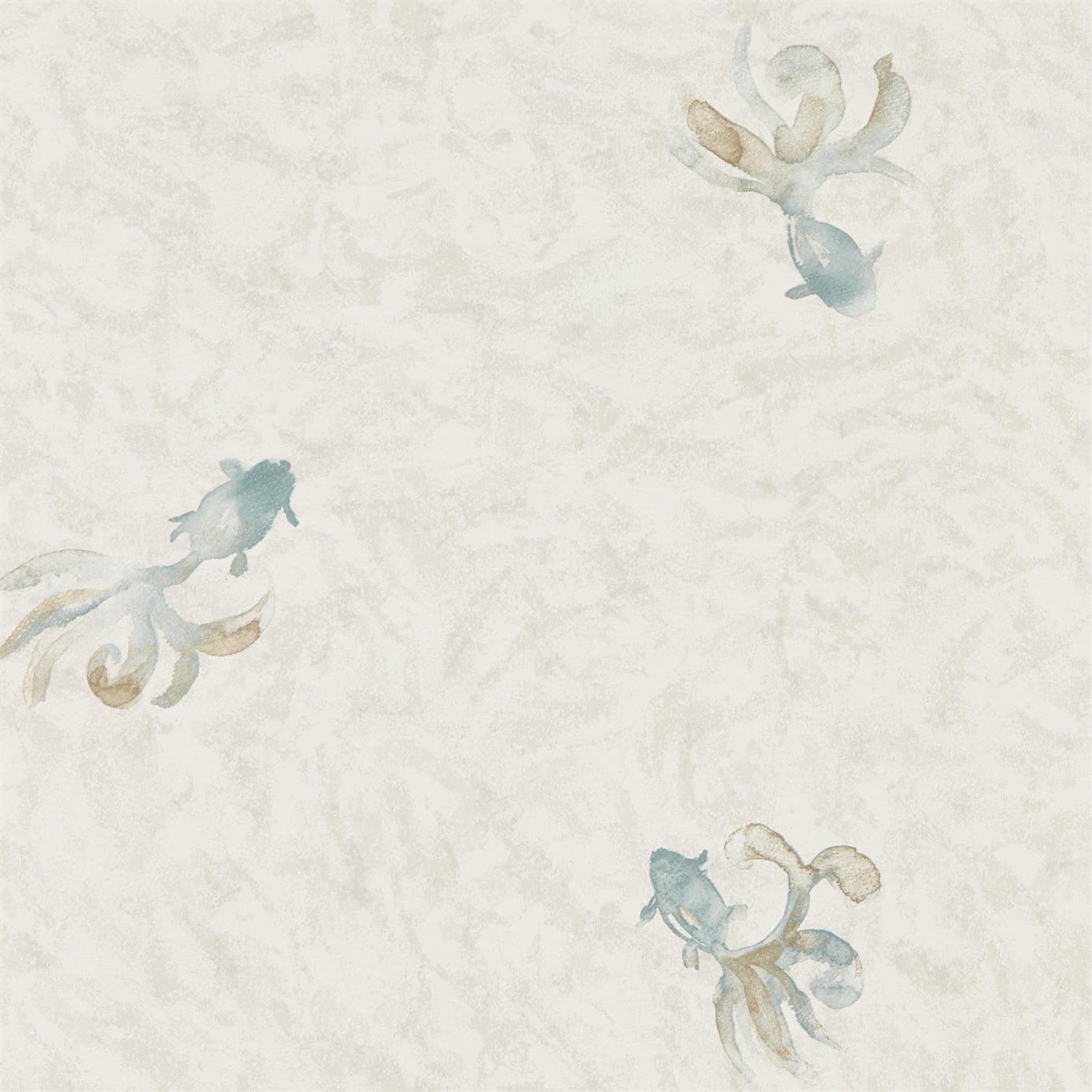 Wallpaper - Sanderson Waterperry Wallpaper Fantail Ivory/Flint