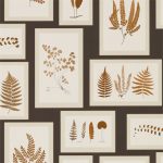Wallpaper – Sanderson – Woodland Walk- Fern Gallery – Charcoal/Spice