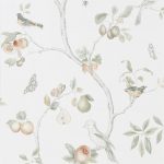 Tapet – Sanderson – Art of the Garden – Fruit Aviary – Ivory/Mineral