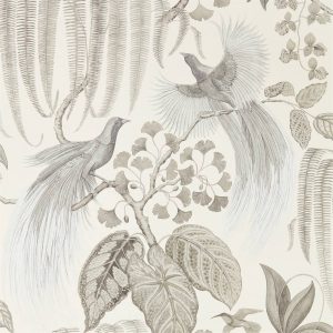 Wallpaper - Sanderson Glasshouse Bird of Paradise Linen