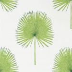 Wallpaper - Sanderson Glasshouse Fan Palm Botanical Green