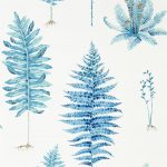 Wallpaper – Sanderson – Glasshouse – Fernery – China Blue