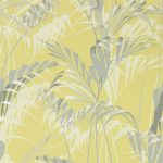 Wallpaper – Sanderson – Glasshouse – Palm House – Chartreuse/Grey