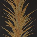 Wallpaper – Sanderson – Glasshouse – Yucca – Charcoal/Gold