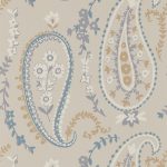 Wallpaper – Sanderson – Sojourn Wallpaper – Jamila – Wedgwood/Linen