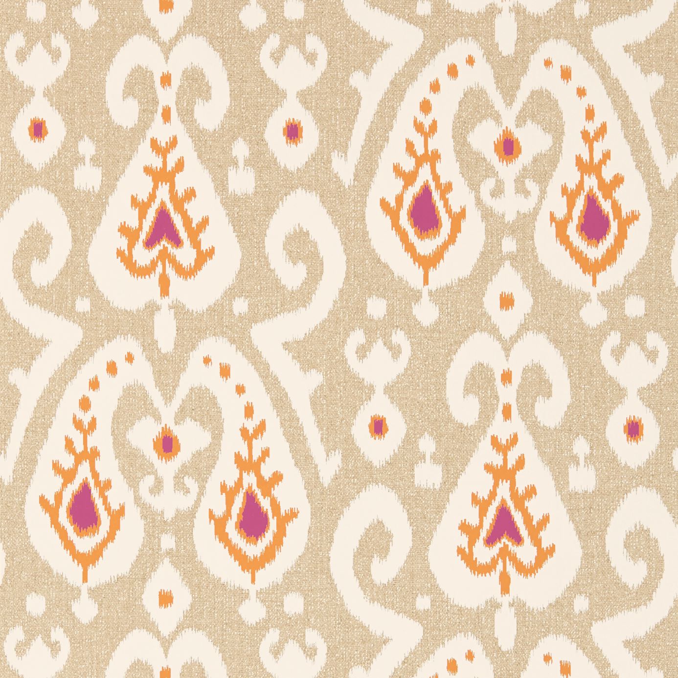 Tapet - Sanderson Sojourn Wallpaper Java Brights/Linen